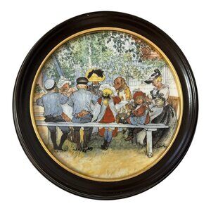 Royal Copenhagen Carl Larsson Limited Edition Porcelain Plaque – Breakfast under